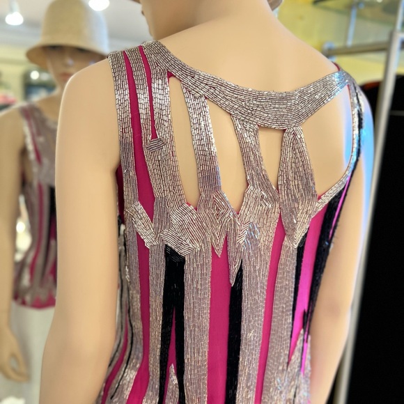 Barron Duquette  Top Size Small 100% silk zip closure amazing quality - Picture 13 of 16